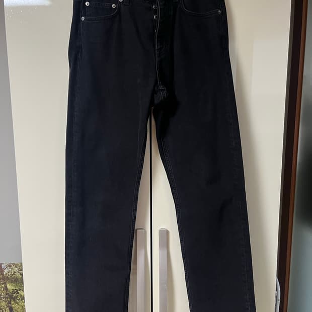 선플라워 스탠다드 데님 흑청