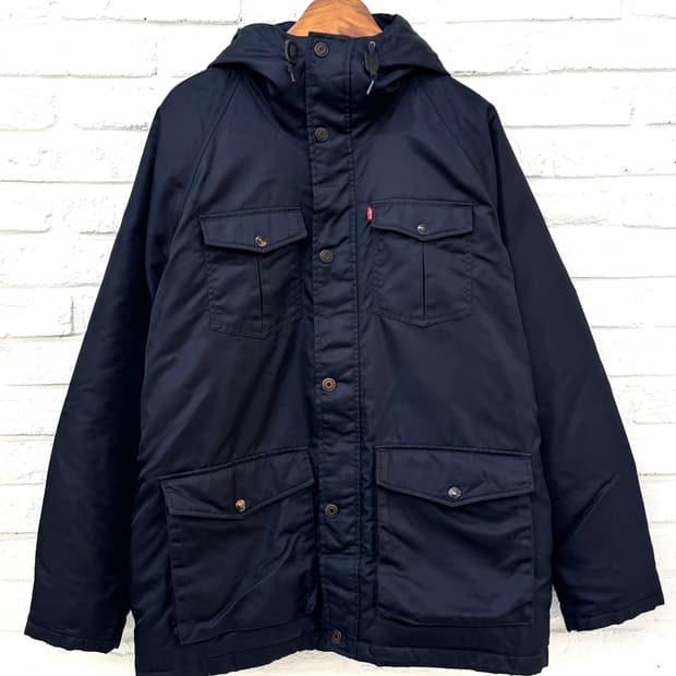 리바이스 네이비 N3B 다운파카