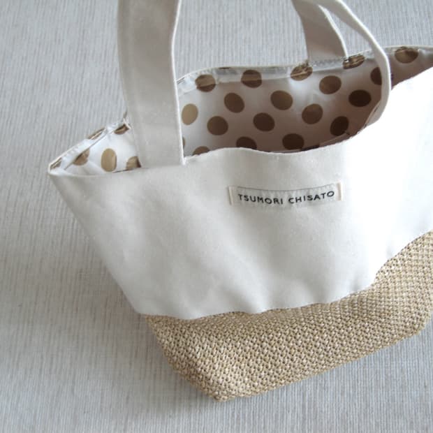 Tsumori Chisato 츠모리치사토 라탄 토트백