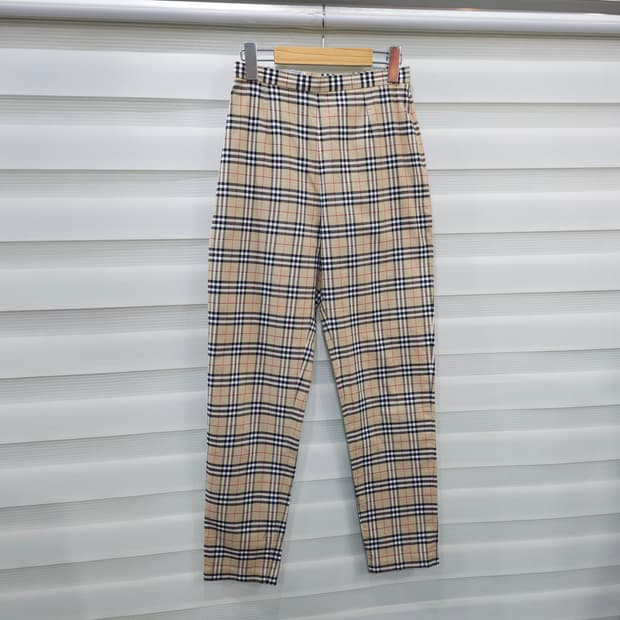 빈티지 버버리런던 노바체크 팬츠- 우먼25정도