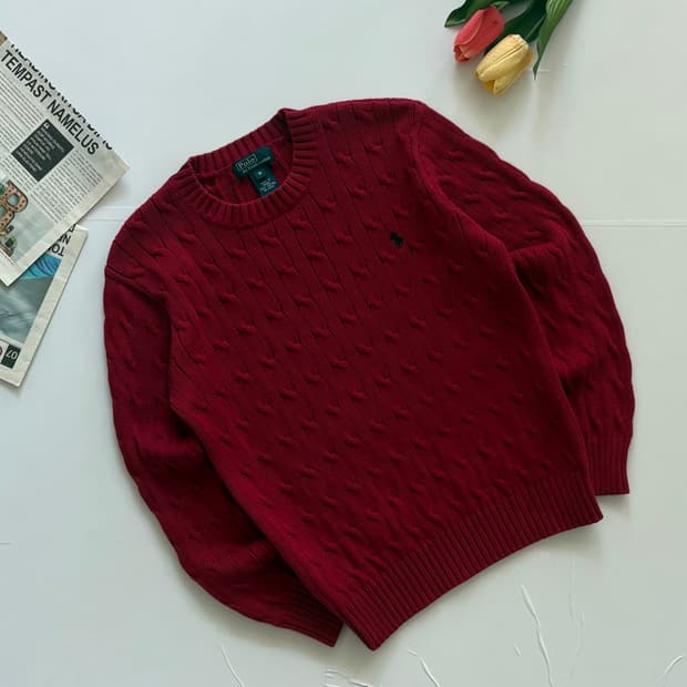 Polo 폴로랄프로렌 케이블 니트