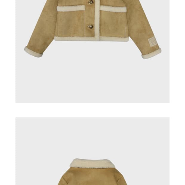 프레클 쇼츠 양면 무스탕