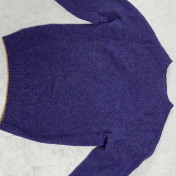 할리 오브 스코틀랜드 x ELP 쉐기독 니트: 퍼플 / M