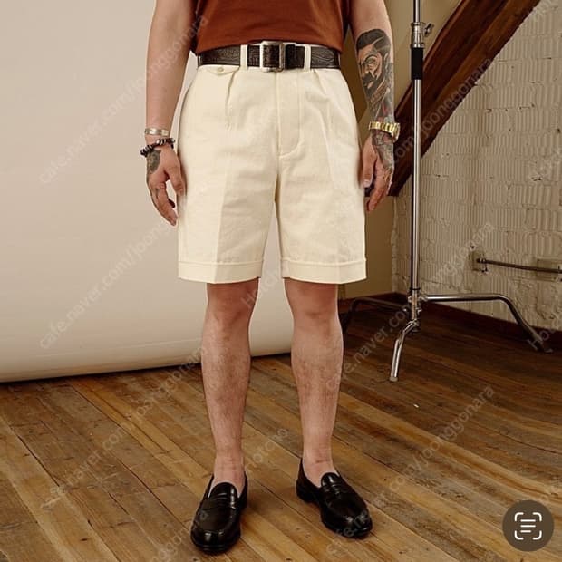 레이버유니온 반바지 32사이즈 리메인클로딩 기즈모 레드토네이도