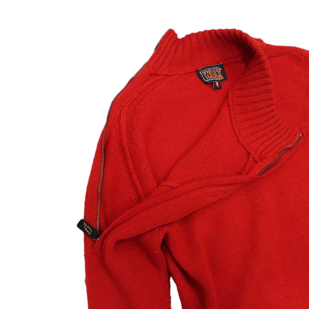 W&LT 월터반베이렌동크 사이드집업 니트