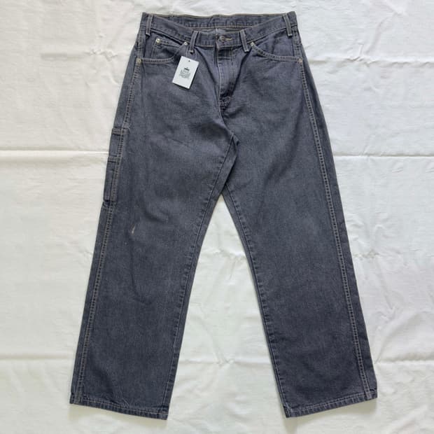 디키즈 카펜터 흑청 데님팬츠 32X30