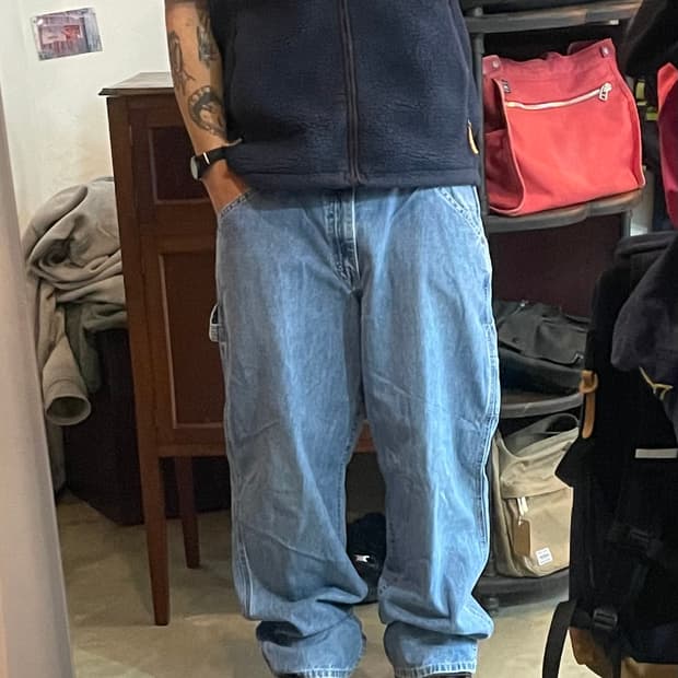 90~00s 빈티지 Lee Dungarees 카펜터 데님 36x32