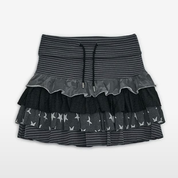 허그유어스킨 캉캉 레이어드스커트