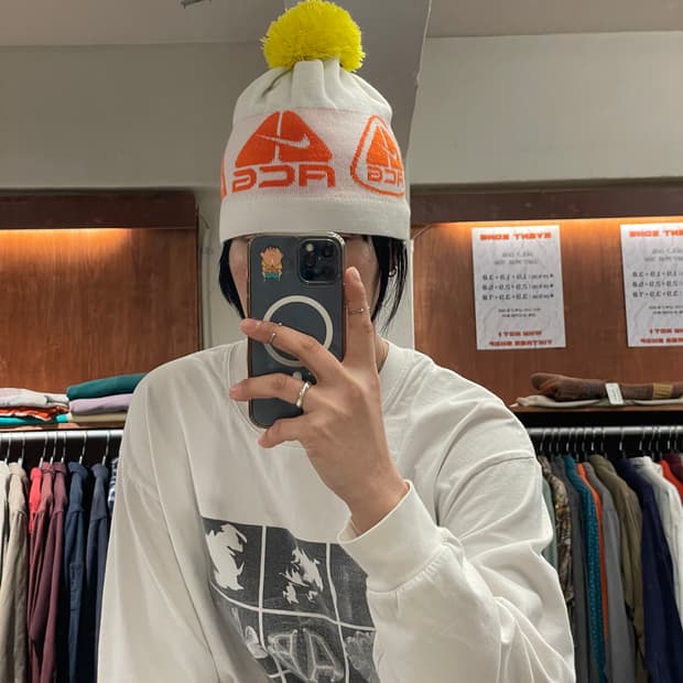 나이키 acg 폼폼 비니