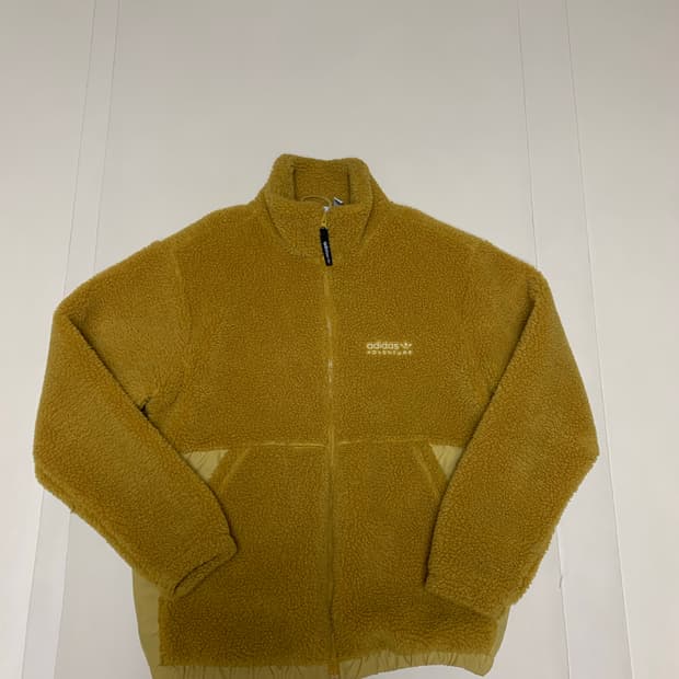 아디다스 어드벤처 쉐르파 자켓 골드브라운