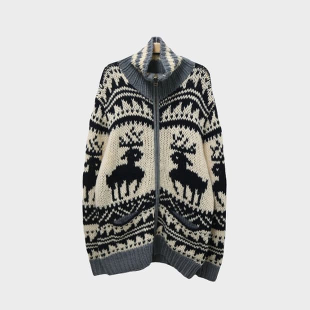 하이넥 코위찬 울 가디건 62467