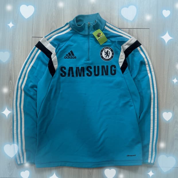 아디다스 첼시 14-15 트레이닝탑 져지