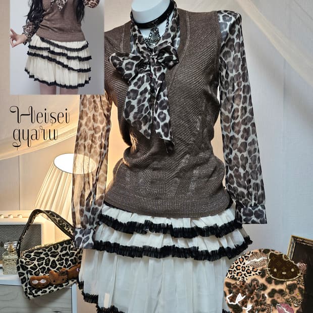 Heisei gyaru look style set