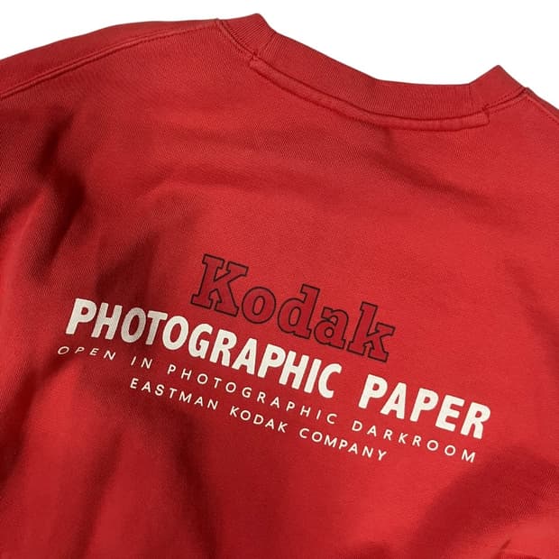 Kodak 코닥 레드 맨투맨 XL