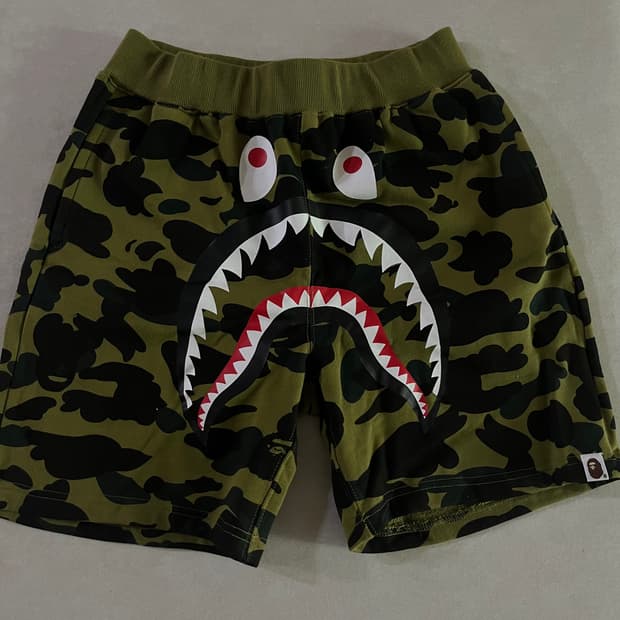 베이프 카모 반바지 M 