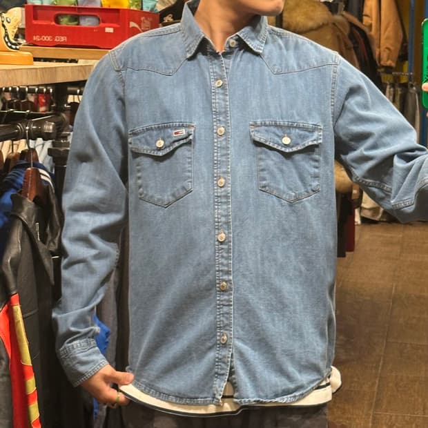 [HI] 타미힐피거 데님셔츠