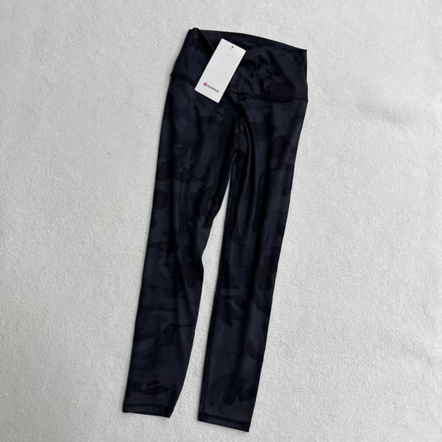 4 새상품 룰루레몬 카모 레깅스 0406T