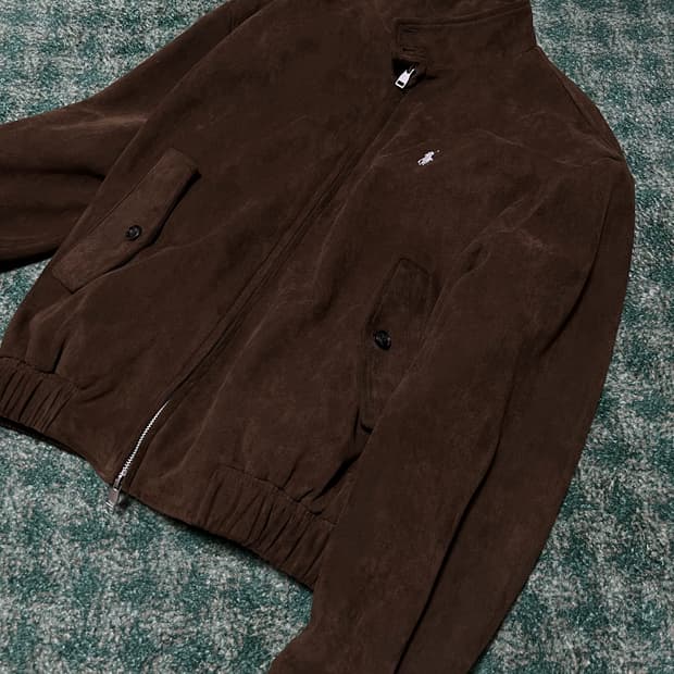 폴로 스웨이드 자켓