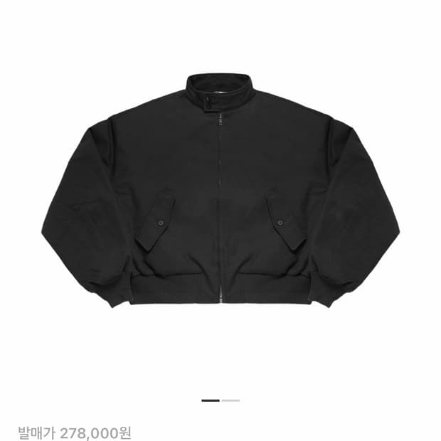 mjd 캔버스 해링턴 자켓 차콜