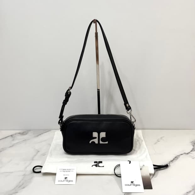 꾸레쥬 Courreges 리에디션 바게트백 제니 가방 블랙