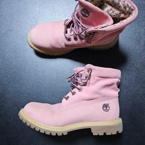 240 팀버랜드 롤탑 워커 핑크 레어템