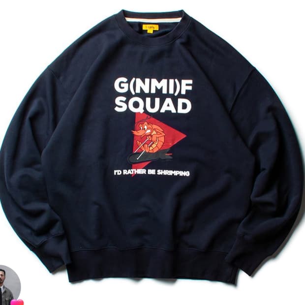 [구매 XL] 더레스큐 새우 맨투맨 네이비 삽니다 TheResQ