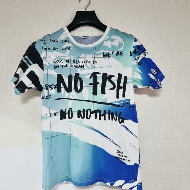 겐조 정품 프린트 티셔츠 66사이즈