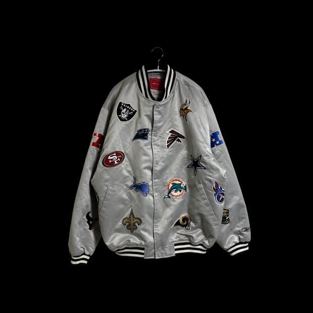 리복 NFL 올팀 로고 봄버자켓