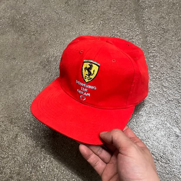 빈티지 페라리 F1 볼캡