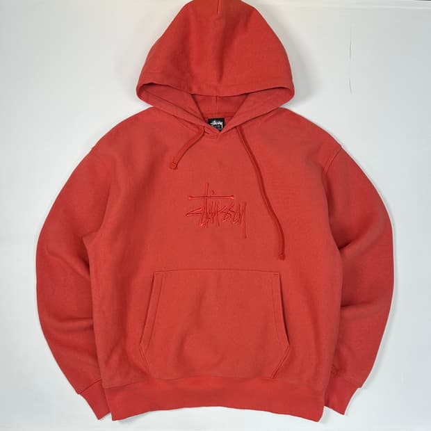 스투시 스틱로고 아플리케 로즈컬러 