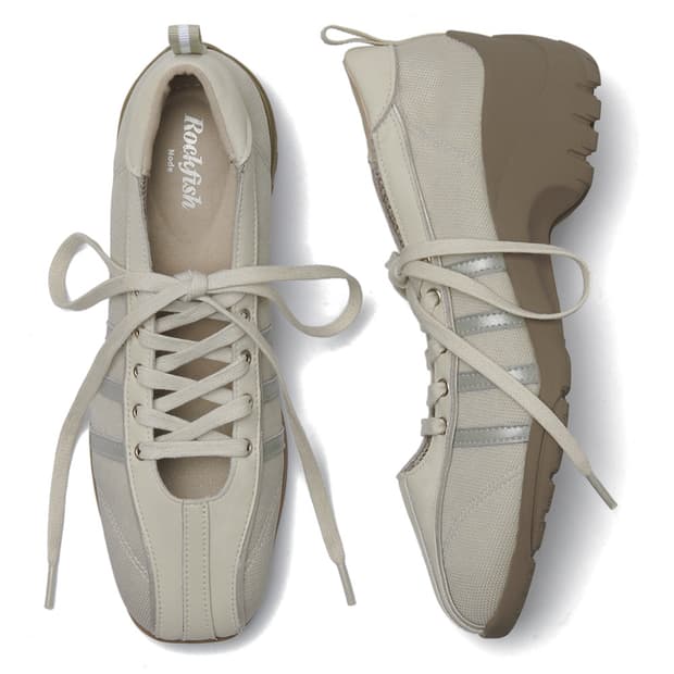 락피쉬 BLISS HEEL LACEUP SNEAKERS - BEIGE