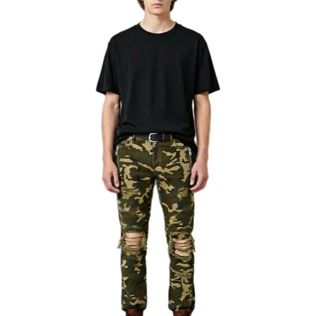 발망 카모 무파 디스 데님