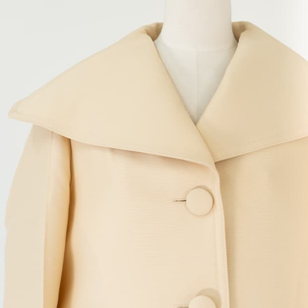 LANVIN (랑방) 21S/S 실크 울 블렌드 스윙 코트