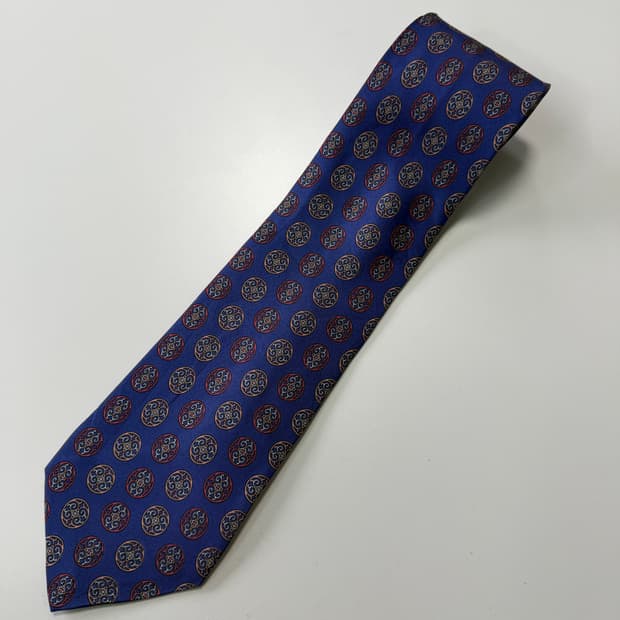 빈티지 실크 넥타이 9cm