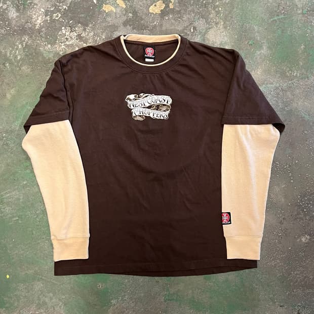 00's 웨스트코스트차퍼스 레이어드 롱슬리브 빈티지 WCC 긴팔티