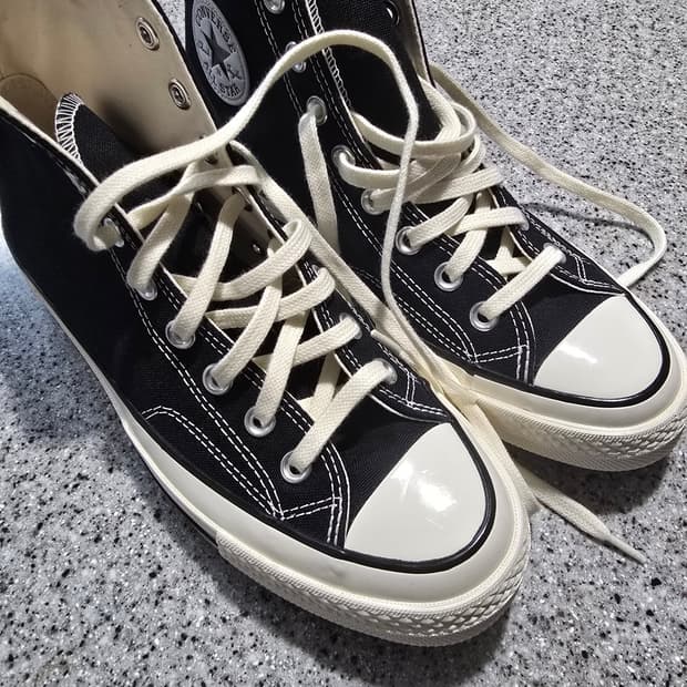 [260]척70클래식 하이 블랙 162050c