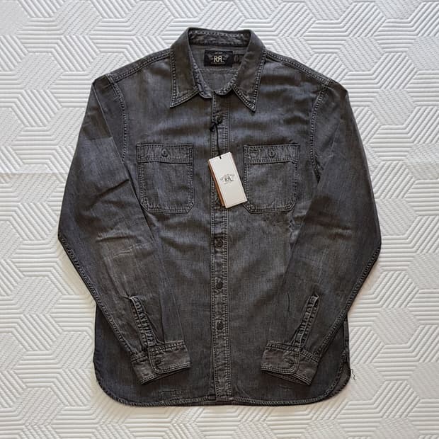 [M] RRL 데님 워크셔츠 팝니다.