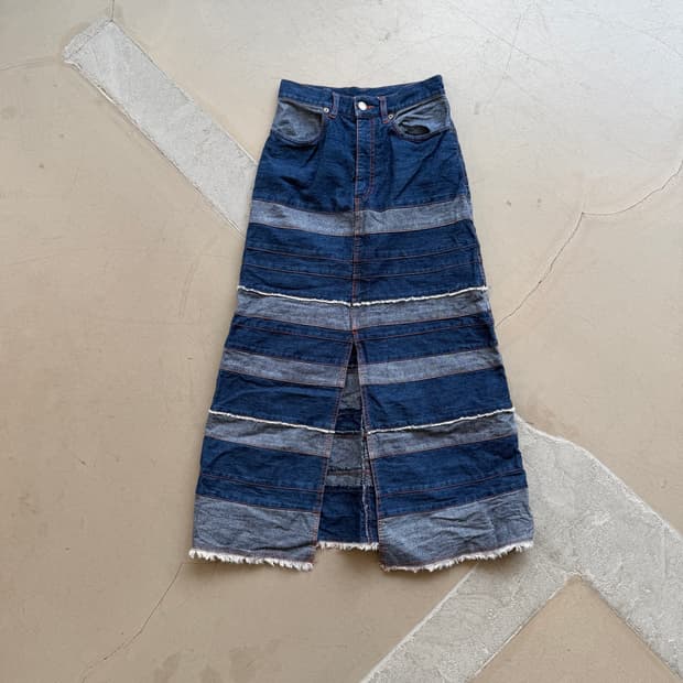 jpn vtg 데님 스커트
