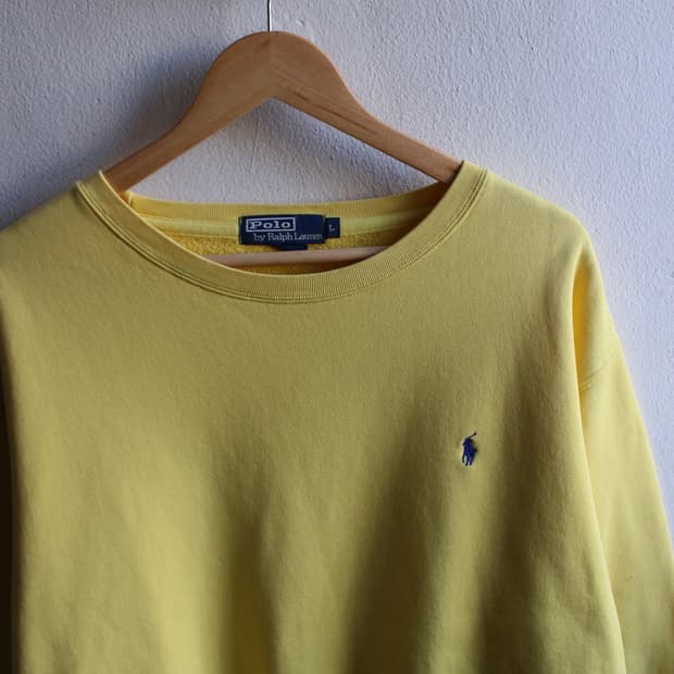 폴로 블랭크 스웻셔츠 