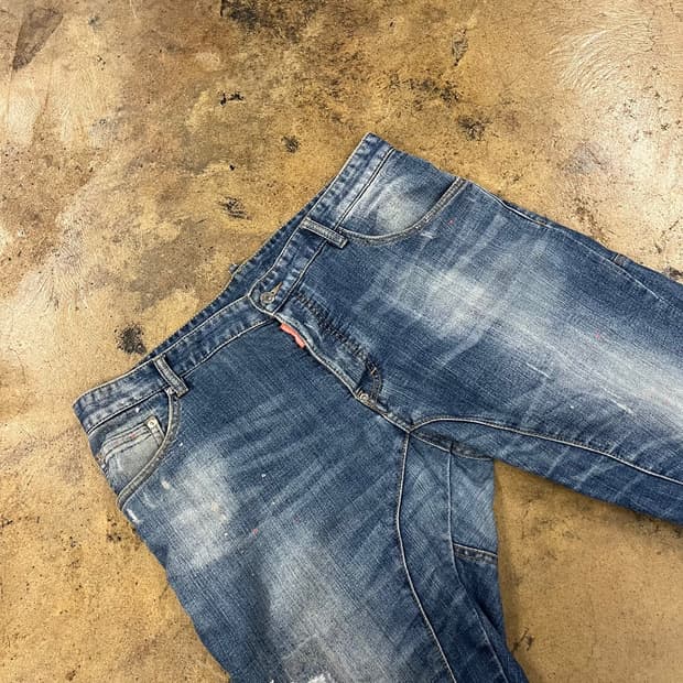 [정품/54] 디스퀘어드2 워싱 데님 청바지 b19