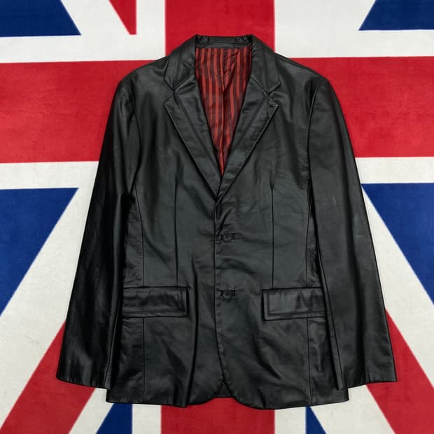 지오지아 소가죽 블레이져 95