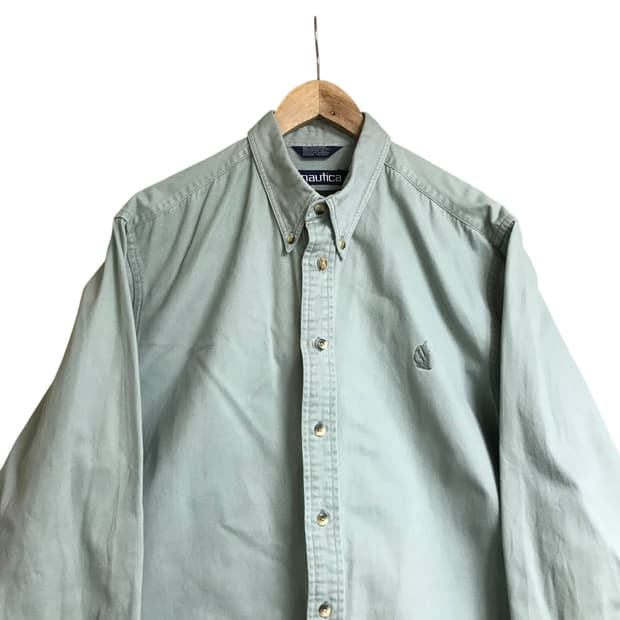 노티카 90s 옥스퍼드 단색셔츠