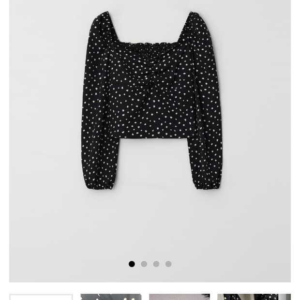 zaenio lovely dot blouse m 