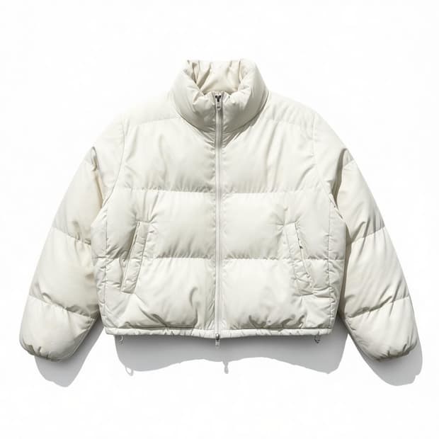 Bitter Cells 비터셀즈 숏 패딩 화이트