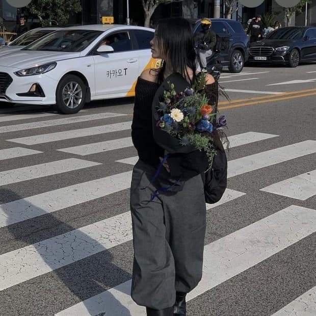 트리밍버드 리브드 오프숄더