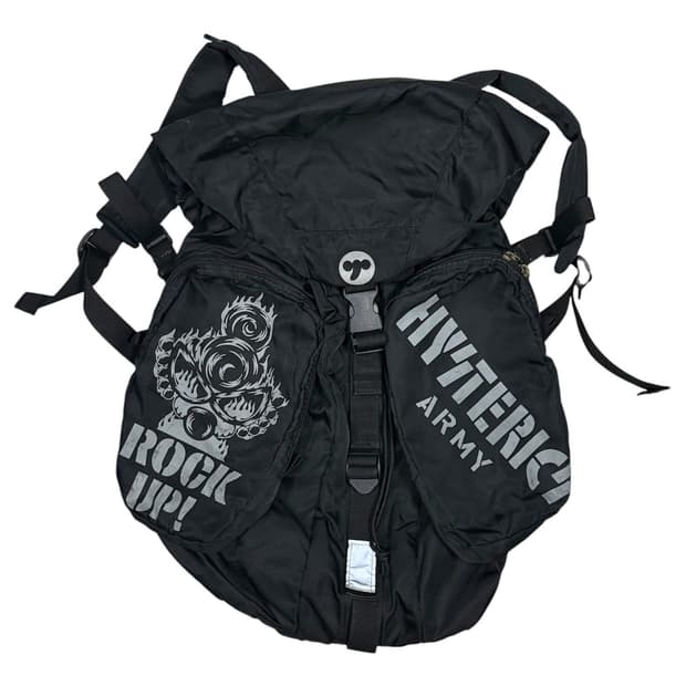 히스테릭 글래머 아카이브 비대칭 대형 백팩 가방