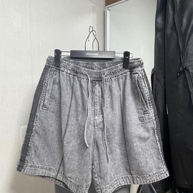 24ss 우영미 그레이 밴딩 데님
