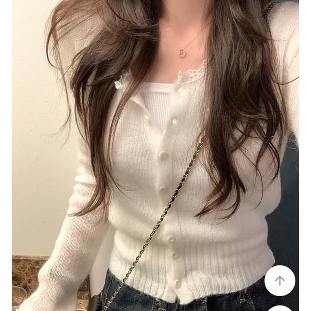 꼰미고 쥬디 모헤어 가디건 에이블리 지그재그