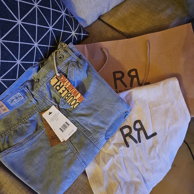 새상품 RRL 빈파포 30/30한국정발] 정가62 데님 팬츠 더블알엘