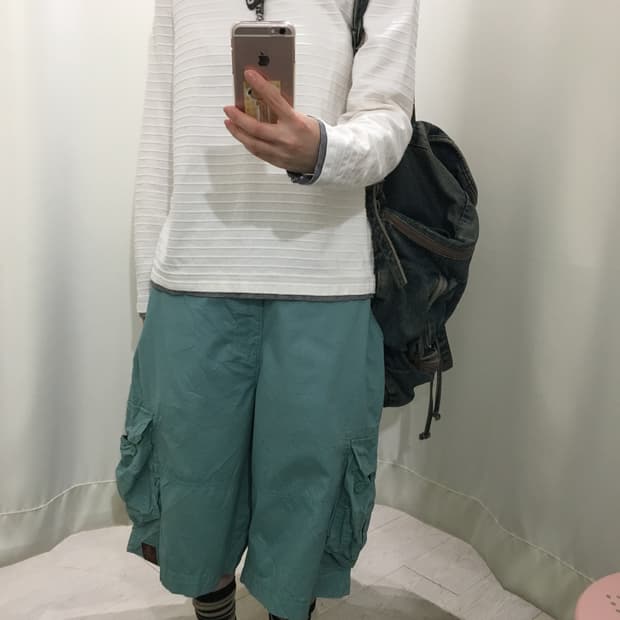 스트라이프 레이어드 롱슬리브